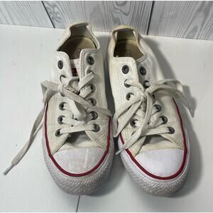 Converse Unisex Chuck Taylor All Star Oxford Sneaker White/Red M7652 W7.5